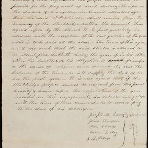 a page of handwritten text