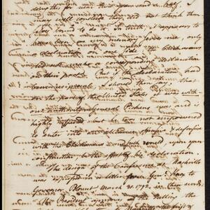 a page of handwritten text