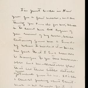 a page of handwritten text