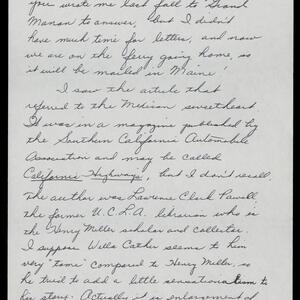 a page of handwritten text