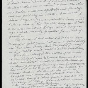 a page of handwritten text