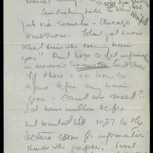 a page of handwritten text