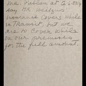 a page of handwritten text