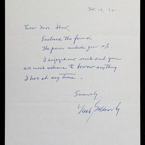 a page of handwritten text