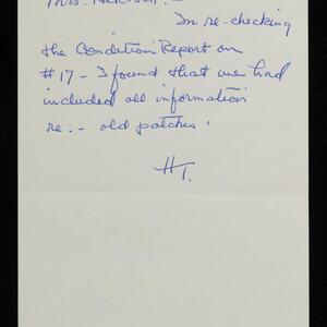 a page of handwritten text