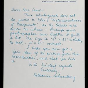 a page of handwritten text
