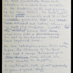 a page of handwritten text
