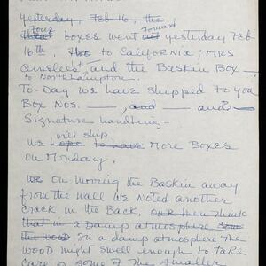 a page of handwritten text