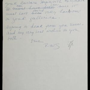 a page of handwritten text