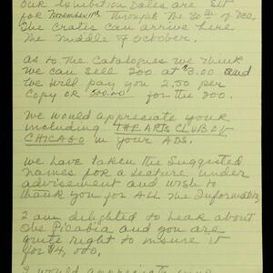 a page of handwritten text