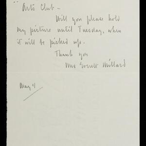 a page of handwritten text