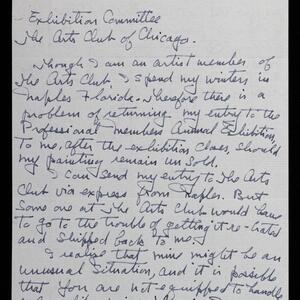 a page of handwritten text