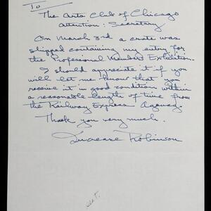 a page of handwritten text