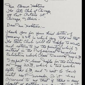 a page of handwritten text
