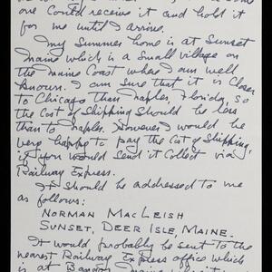 a page of handwritten text