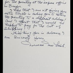 a page of handwritten text