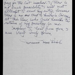a page of handwritten text