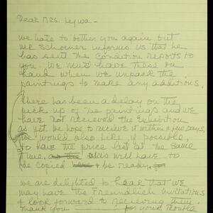 a page of handwritten text