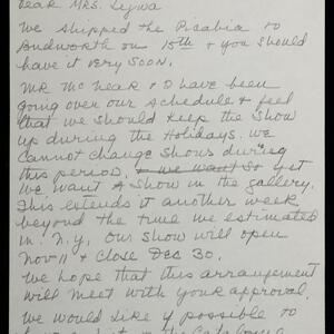 a page of handwritten text