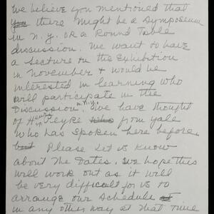 a page of handwritten text