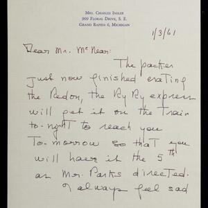 a page of handwritten text