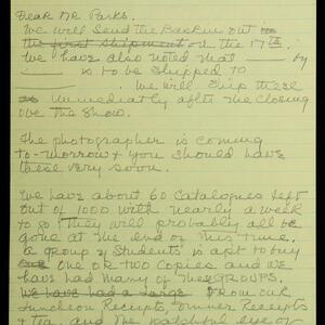 a page of handwritten text