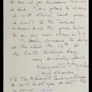 a page of handwritten text