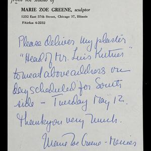 a page of handwritten text