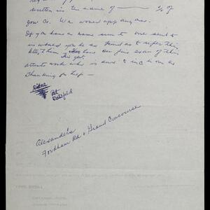 a page of handwritten text