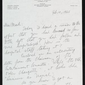 a page of handwritten text