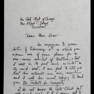 a page of handwritten text