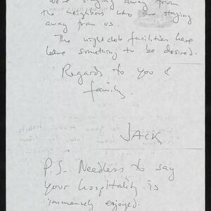 a page of handwritten text