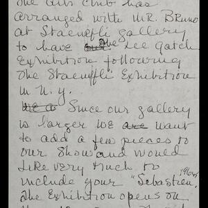 a page of handwritten text