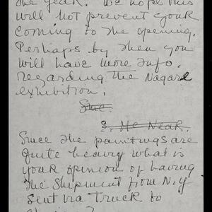 a page of handwritten text