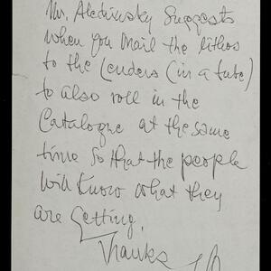 a page of handwritten text