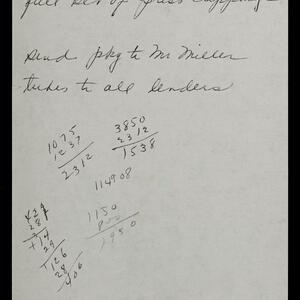 a page of handwritten text