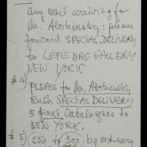 a page of handwritten text