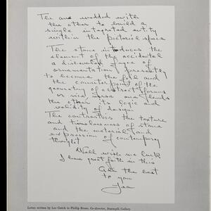 a page of handwritten text