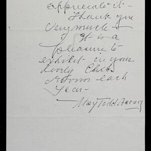 a page of handwritten text