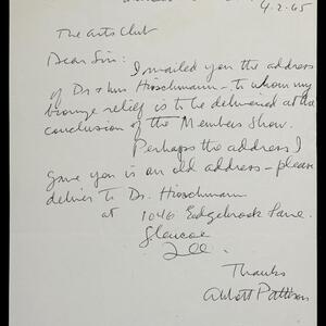 a page of handwritten text