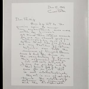 a page of handwritten text