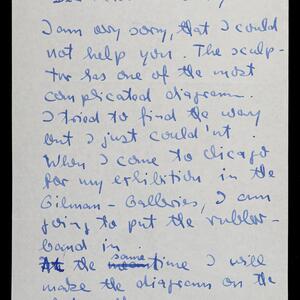 a page of handwritten text