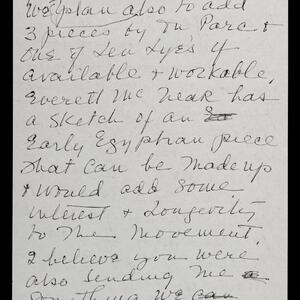 a page of handwritten text