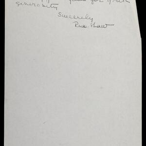a page of handwritten text