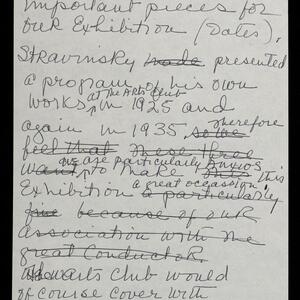 a page of handwritten text