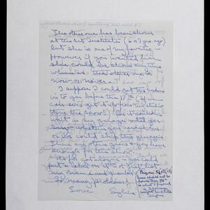 a page of handwritten text