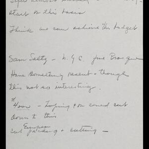 a page of handwritten text