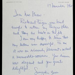 a page of handwritten text