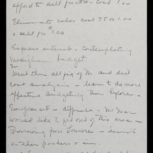 a page of handwritten text