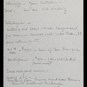 a page of handwritten text